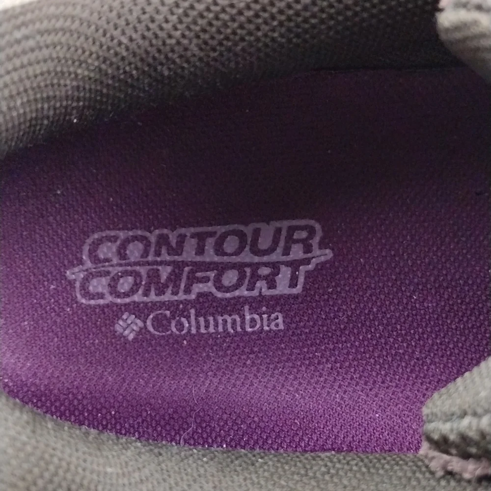 Columbia Dogwood Contour Comfort Gray Mesh Suede Leather Lace Up Hiking Sneaker